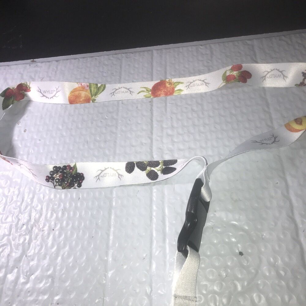 WYLD Lanyard w/ fruit pattern